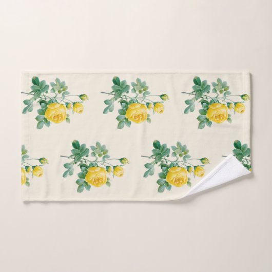  Yellow Rose Fine art Bad Handdoek (Handdoek)