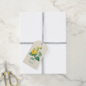 Yellow Rose Fine art Cadeaulabel (Met Touw)