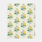 Yellow Rose Fine art Fleece Deken (Voorkant)