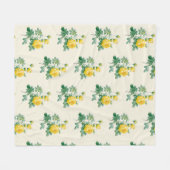 Yellow Rose Fine art Fleece Deken (Voorkant (Horizontaal))
