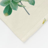 Yellow Rose Fine art Fleece Deken (Hoek)