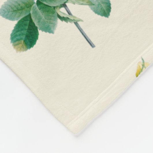  Yellow Rose Fine art Fleece Deken (Hoek)