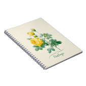 Yellow Rose Fine art Notitieboek (Rechterzijde)