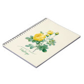 Yellow Rose Fine art Notitieboek (Linkerzijde)