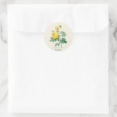 Yellow Rose Fine art Ronde Sticker (Tas)