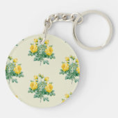 Yellow Rose Fine art Sleutelhanger (Achterkant)