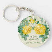  Yellow Rose Fine art Sleutelhanger (Voorkant)