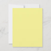 Yellow Rose Flower Art Note Card Set Notitiekaartje (Achterkant)