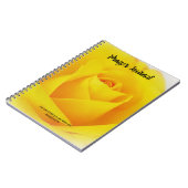 Yellow Rose Flower Bible Verse Prayer Journal Notitieboek (Linkerzijde)