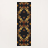 Yellow Rose Flowers Abstracte Natuur Yogamat (Achterkant)