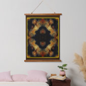 Yellow Rose Flowers Natuur Abstract Hangend Wandkleed (Slaapkamer)