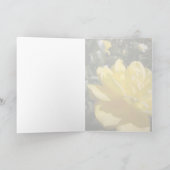 Yellow Rose Foto op Blank Kaart (Binnen)