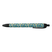 Yellow Rose Garden patroon Zwarte Inkt Pen (Bodem)