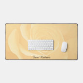 Yellow Rose gepersonaliseerd hedendaags Bureaumat (Keyboard & Muis)