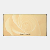Yellow Rose gepersonaliseerd hedendaags Bureaumat (Voorkant)