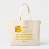 YELLOW ROSE GROTE TOTE BAG (Voorkant)