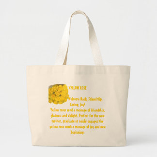 YELLOW ROSE GROTE TOTE BAG