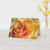Yellow Rose · Happy Moederdag Kaart (Gele Bloem)
