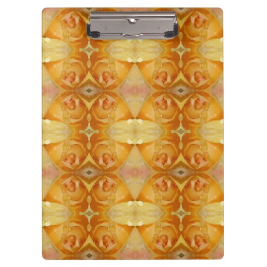 Yellow Rose Ikat Klembord (Voorkant)