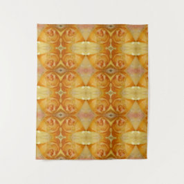 Yellow Rose Ikat Wandkleed