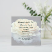 Yellow Rose In Bloom Personalized Floral Kaart (Staand voorkant)