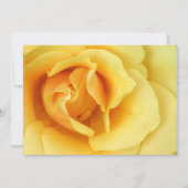 Yellow Rose Invitation Kaart (Voorkant)