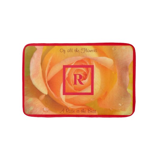 Yellow Rose is de Beste Persoonlijke Badmat (Voorkant)