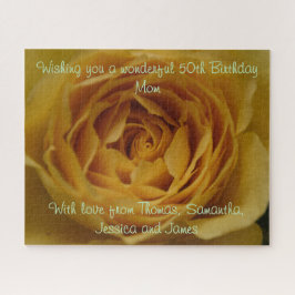 Yellow Rose  Jigsaw Puzzel