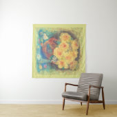 Yellow Rose: Ki-no-Yuragi (Yellow Fluctuation) Wandkleed (In Situ (horizontaal))