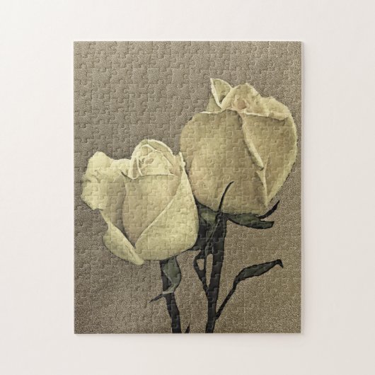 Yellow Rose  Legpuzzel (Verticaal)