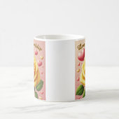 Yellow Rose - Liefde en Vriendschap Mok (Center)