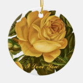 Yellow Rose Love Ornament (Voorkant)