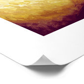 Yellow Rose Maze Abstract Floral MC Belkadi Poster (Hoek)