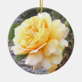 Yellow Rose Memorial Ornament (Voorkant)