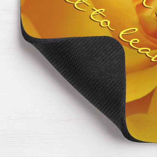 Yellow Rose Mousepad Persoonlijk Roos Mousepad Muismat (Hoek)