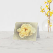 Yellow Rose Note Card Kaart (Gele Bloem)