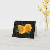 Yellow Rose Note Card Kaart (Gele Bloem)
