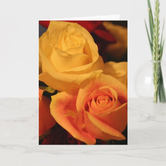 Yellow Rose Notecard Kaart (Voorkant)