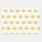 Yellow Rose of Texas - Gingham State Inpakpapier Vel (Voorkant)