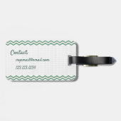 Yellow Rose of Texas - Single Rose Bagagelabel (Achterkant horizontaal)