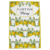 Yellow Rose personaliseren Medium Cadeauzakje (Voorkant)