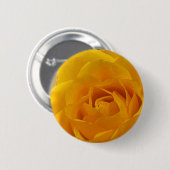 Yellow Rose Petals Ronde Button 5,7 Cm (Voorkant /achterkant)