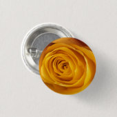 Yellow Rose Photo Button (Voorkant /achterkant)
