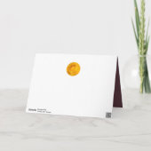 Yellow Rose Photo Pattern | Donkerrood Feestdagen Kaart (Achterkant)