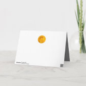 Yellow Rose Photo Pattern | Grijs Feestdagen Kaart (Achterkant)