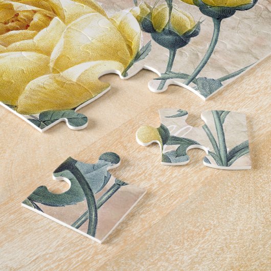 Yellow Rose Poetry Legpuzzel (Zijkant)