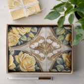 Yellow Rose Populair Mooi Collectie Tissuepapier (Geschenk)