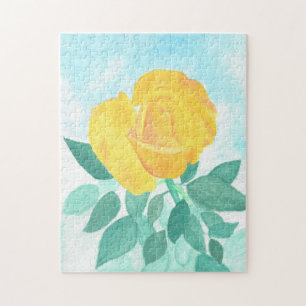 Yellow Rose Puzzle Legpuzzel