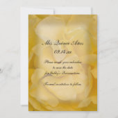 Yellow Rose Quinceañera Save the Date (Voorkant)