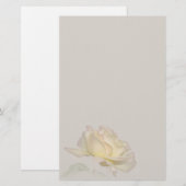 Yellow Rose Stationery Briefpapier (Voorkant / Achterkant)
